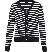 Dreimaster Cárdigan 'Classic Look' navy / arándano / offwhite