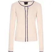 Dreimaster Klassik Cárdigan crema / negro