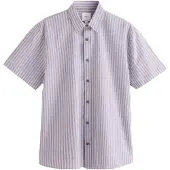 Next Camisa azul claro / moca