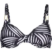 LASCANA Top de bikini antracita