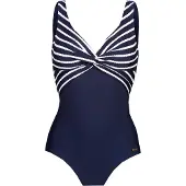 LASCANA Traje de baño navy / blanco