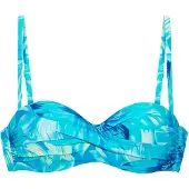 s.Oliver Top de bikini turquesa / azul claro / azul oscuro / amarillo