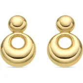Luxenter Pendientes 'Sisma' oro