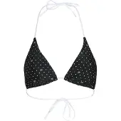 Karl Lagerfeld Top de bikini negro / blanco