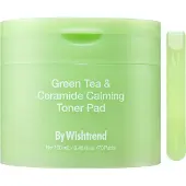 By Wishtrend - Green Tea & Ceramide Calming Toner Pad 70 pads