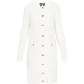 Dreimaster Cárdigan blanco