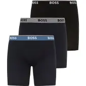 BOSS Calzoncillo boxer 'Power' navy / azul ahumado / negro / blanco