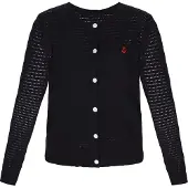 Dreimaster Klassik Cárdigan rojo / negro