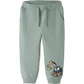 Name It Mini Pantalón 'NMMKark' navy / capuchino / jade