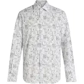 Karl Lagerfeld Camisa negro / blanco