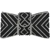 Faina Bolso de noche negro / plata