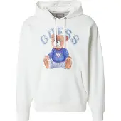 GUESS Sudadera azul / azul claro / marrón claro / blanco