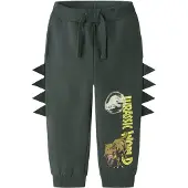 Name it Pantalón 'NMMJAL JURASSIC' amarillo / gris oscuro / oliva