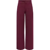 ONLY Pantalón plisado 'JDYGeggo' rojo vino
