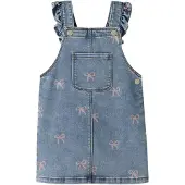 Name it Vestido 'NMFFaith' azul denim / rosa