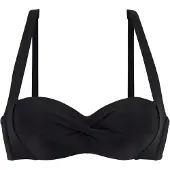 LASCANA Top de bikini negro
