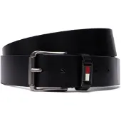 Tommy Hilfiger Cinturón 'Scanton Roller Buckle' negro