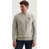 PME Legend Jersey 'Pullover in 100% cotton with crewneck' gris claro