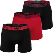 Emporio Armani Calzoncillo boxer rojo / negro