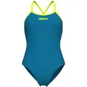 Arena Traje de baño 'TIE BACK SOLID' verde / verde neón