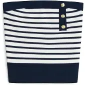 Tommy Hilfiger Top de punto azul oscuro / blanco