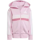 Adidas Chándal 'Essentials Tiberio' rosa / blanco