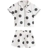 Next Pijama negro / blanco