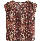 Next Blusa marrón / marrón rojizo / negro / blanco