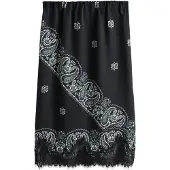 Next Falda gris / negro / offwhite