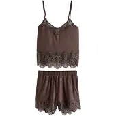 Ted Baker Pijama de pantalón corto chocolate