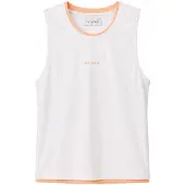 OH APRIL Top 'Amea' naranja / blanco