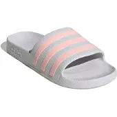 Adidas Zapatos abiertos 'ADILETTE AQUA' gris / coral