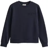 Gant para mujer. 4202586 Sudadera Tonal Shield Azul Marino (L), Casual, Algodón, outlet 2026.