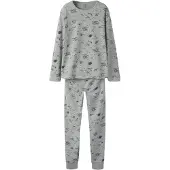 Name it Pijama marino / amarillo pastel / gris moteado / rojo anaranjado