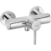 Kludi Mezclador monomando BOZZ con ducha, intrínsecamente seguro, cromado
