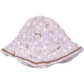Müsli Sombrero marrón / lila / lila pastel / naranja pastel
