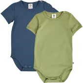 Müsli Pijama entero/body azul oscuro / verde claro