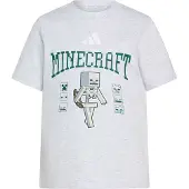 Adidas adidasCAMISETA MINECRAFT 104 Light Grey Heather Niño