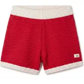 Pegador Pantalón 'Parma' rojo / blanco lana