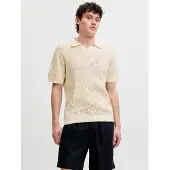 Jack & Jones Jersey 'JPRBLAHudson' beige claro / blanco