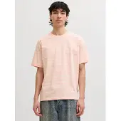 Jack & Jones Camiseta 'JORNorrebro' melocotón / blanco
