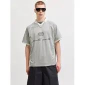 Jack & Jones Camiseta 'JCOEterna' gris / antracita / blanco