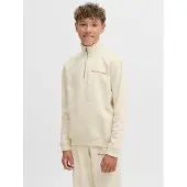JACK&JONES JUNIOR Junior Sudadera 'JORNorrebro' caramelo / blanco lana