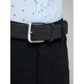 Jack & jones Cinturón 'Spring' negro / plata