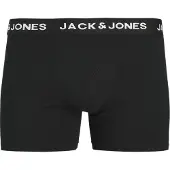 Jack & jones Calzoncillo boxer 'Chuey' negro / blanco