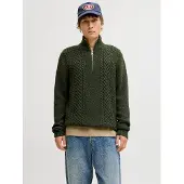 Jack & jones Jack & JonesSudadera Con Media CremalleraXSVerde