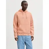 Jack & jones Sudadera 'JPRBLUArchie' coral / blanco