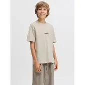 Jack & Jones Junior Camiseta 'JJESOHO' taupe / negro