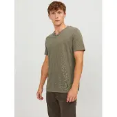 Jack & Jones Camiseta De Manga Corta Con Cuello Pico Split Slim Fit