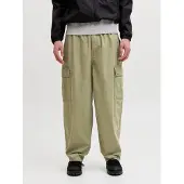 Jack & jones JJ (MAIN)Pantalones Cargo Corte De BarrilSVerde